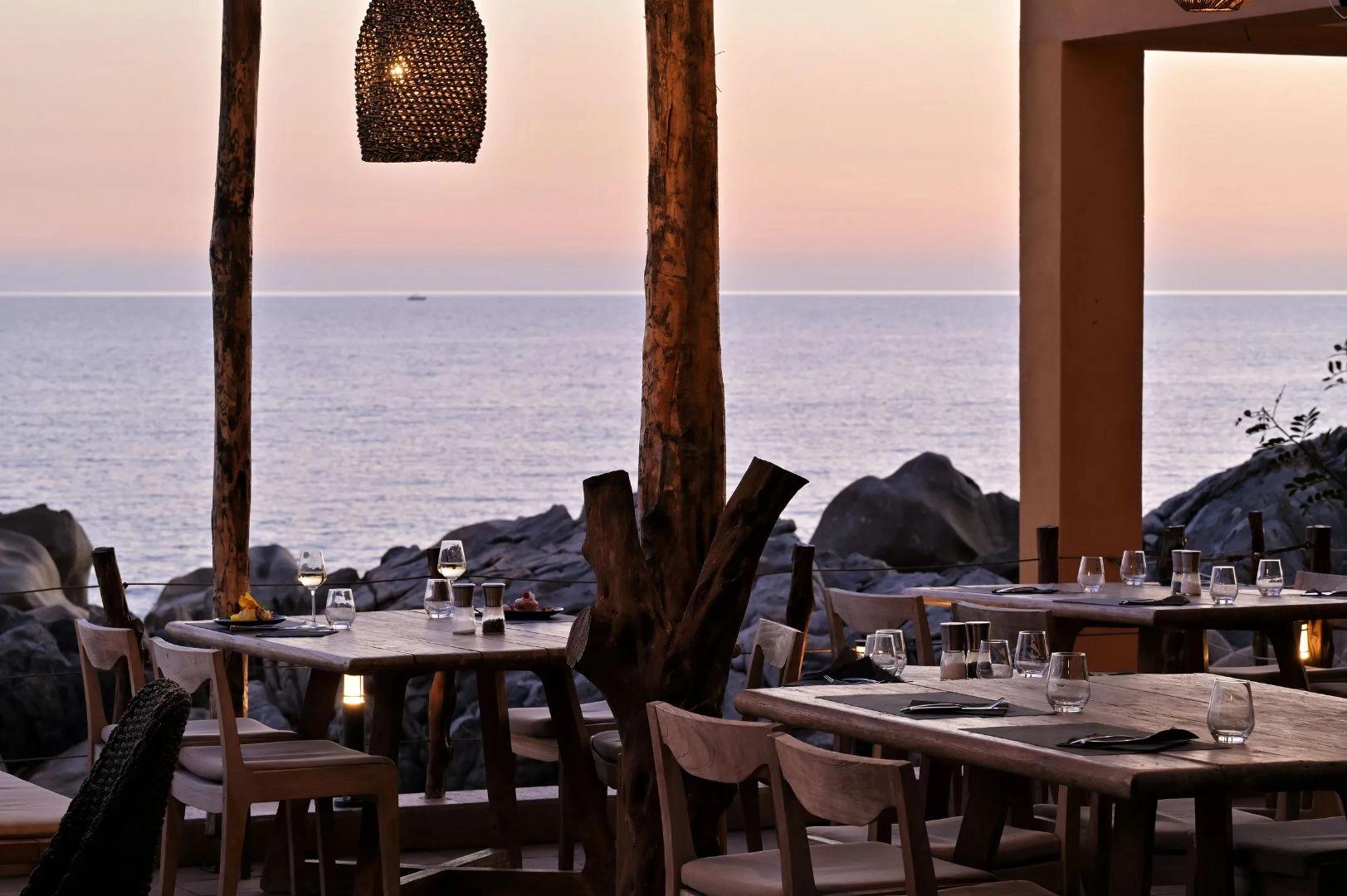 Restaurant avec vue mer à Olmeto