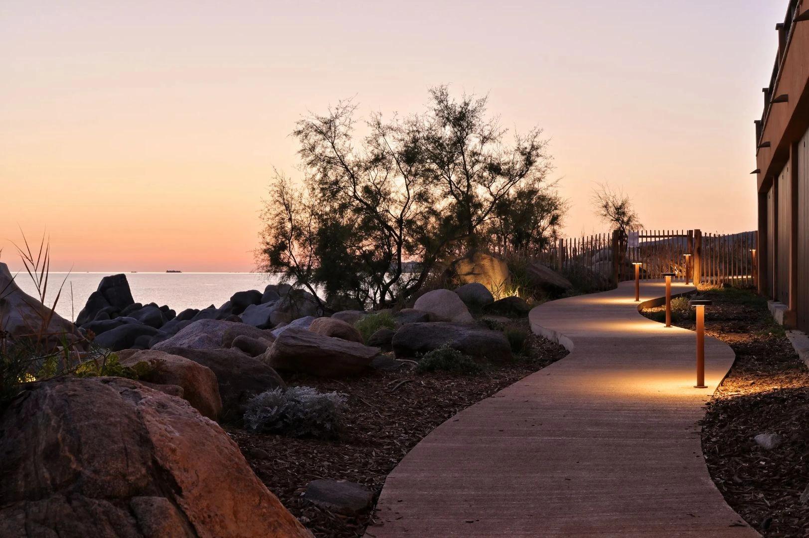 Restaurant au bord de la plage à Olmeto