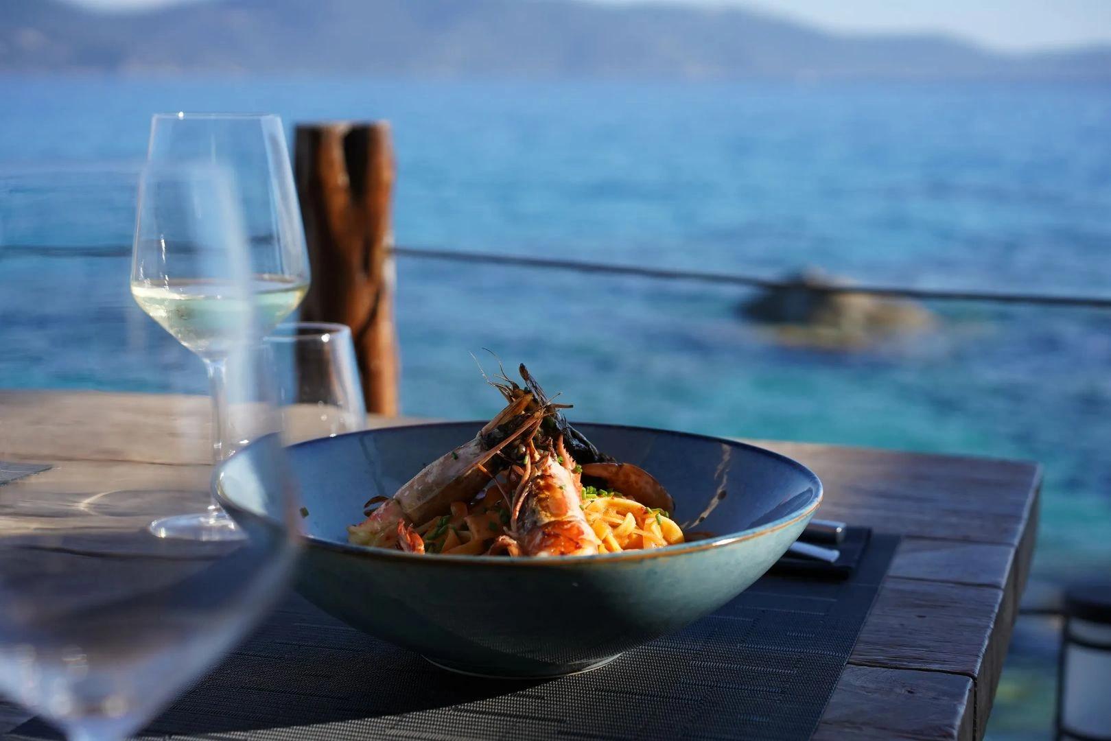 restaurant ouvert le soir à Olmeto plage